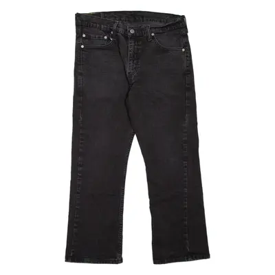 LEVI'S 527 REG Jeans Mens Black Regular Bootcut W34 L26