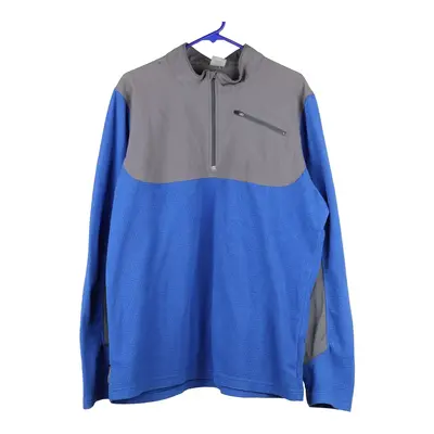 Nike Fleece Jacket - XL Blue Polyester