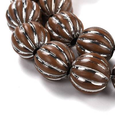 Grooved Resin Beads Strands