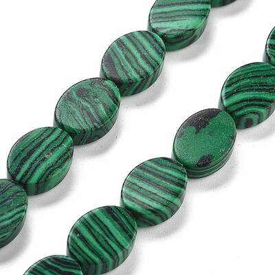 Synthetic Malachite Beads Strands