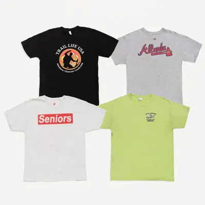 Preloved Printed T-Shirts | Set of 4 | Size: Small Set of 5