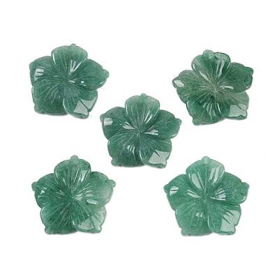 Natural Green Aventurine Carved Pendants