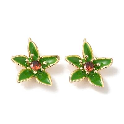 Brass Enamel Pendants