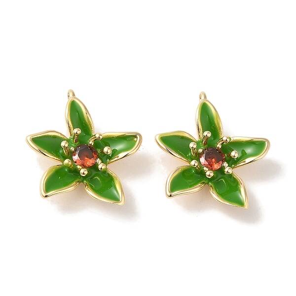 Brass Enamel Pendants