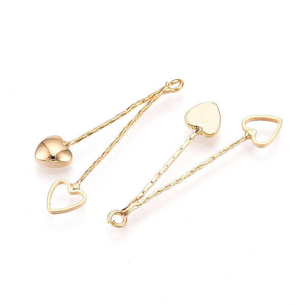 Brass Chain Tassel Pendants