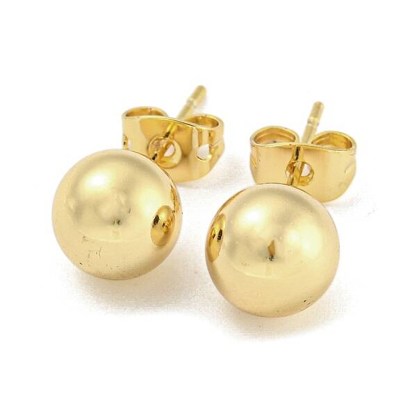 Brass Ear Studs