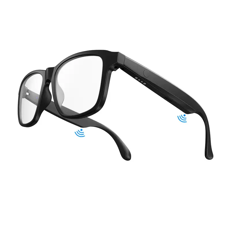 Woman& Man Gift, Smart Glasses, Wireless Headphone, for Music & Calls, Anti-blue Light Glasses, Voice Assistant, Bluetooth Ha...