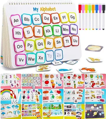 Toddler Learning Activities, 32 Themes Busy Book, Suitable for 1-3 2-6 Years Old Toddlers, Kindergarten Workbook, Children's ...