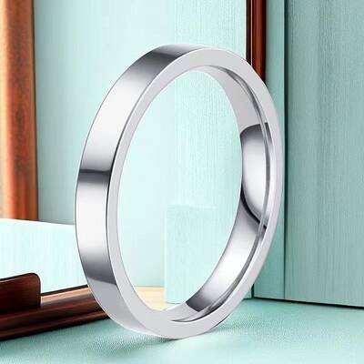 Non-Tarnish Stainless Steel Plain Band Rings