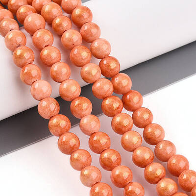Natural Mashan Jade Beads Strands