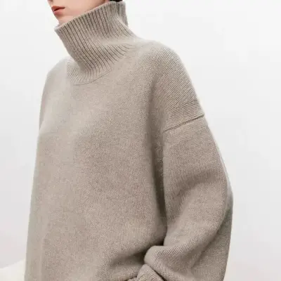Valora Cashmere High-Neck Sweater