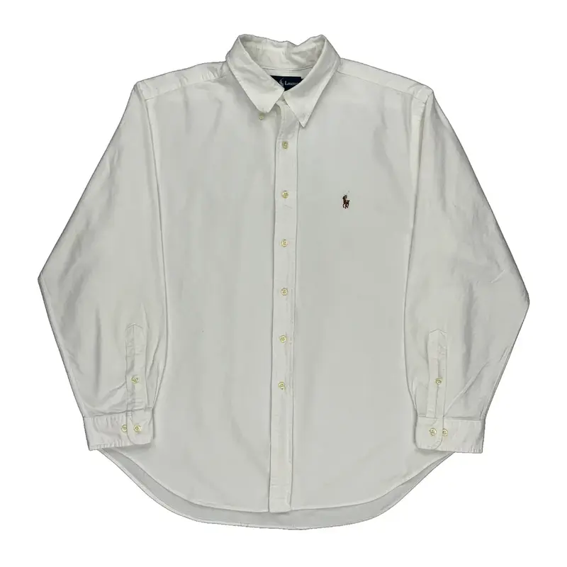 Ralph Lauren Shirt - XL White Cotton