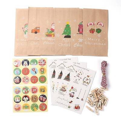 Christmas Theme Paper Bags