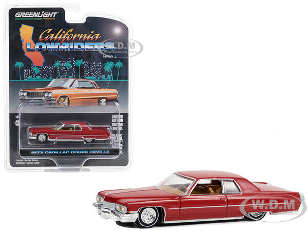 1973 Cadillac Coupe deVille Lowrider Custom Maroon \