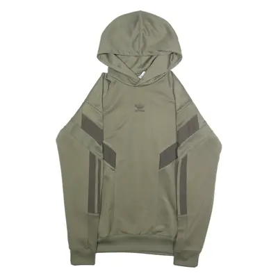 ADIDAS Mens Green Hoodie XS