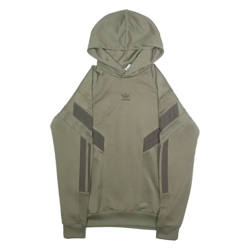 ADIDAS Mens Green Hoodie XS