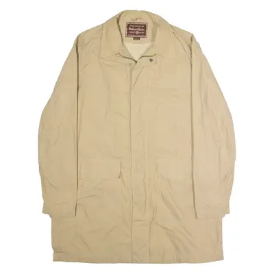 MARLBORO Mens Trench Jacket Beige 90s M