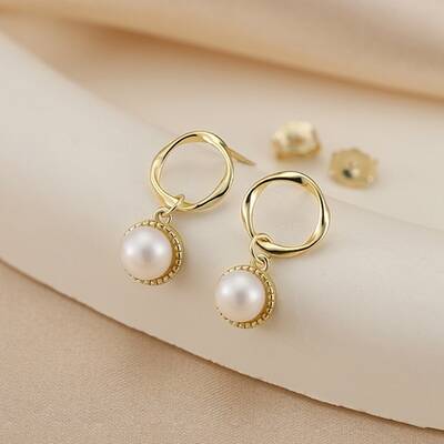925 Sterling Silver Dangle Stud Earrings