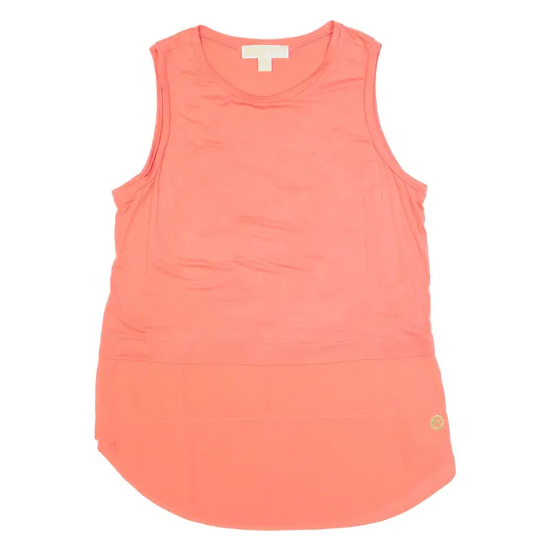 MICHAEL KORS Womens Vest Pink Sleeveless S