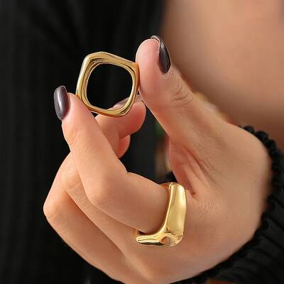 304 Stainless Steel Finger Rings for Women