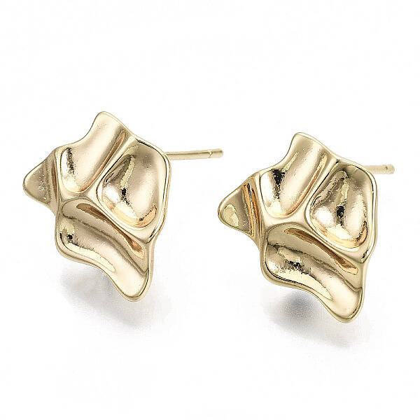 Brass Stud Earring Findings