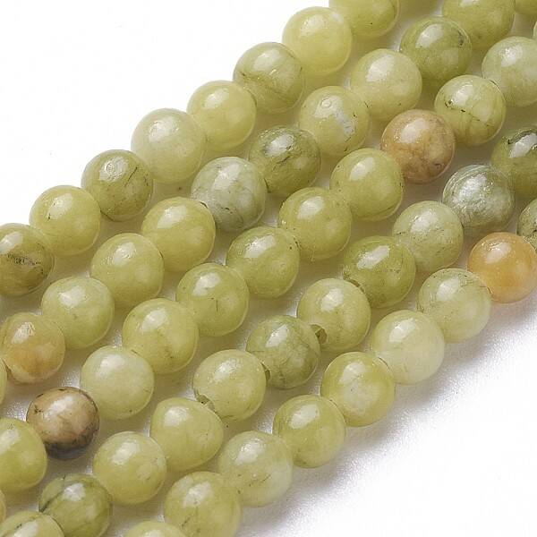 Natural Chinese Jade/Southern Jade Beads Strands