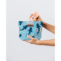 Shark Ripples Zipper Pouch
