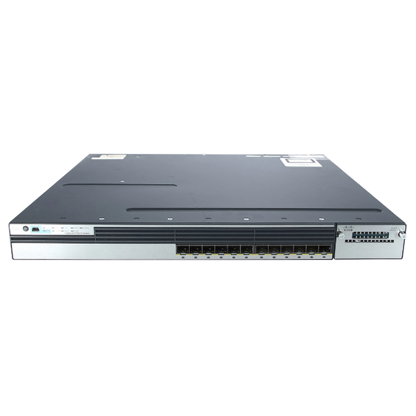 Cisco WS-C3750X-12S-S= | Catalyst 3750-X Series 3750X-12S-S 12 x SFP Ports 1000Base-X Layer 3 Managed 1U Rack-mountable Gigab...