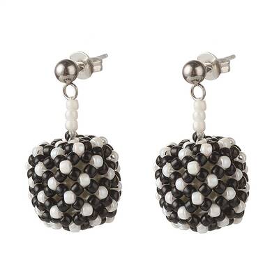 TOHO Japanese Seed Beads Dangle Stud Earrings