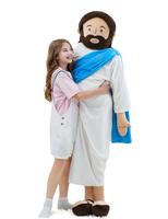 Yelakey Giant Jesus Plush 6 Ft, Jesus Stuffed Doll Jesus Plushie Toy Christian Jesus Pillow Religious Decoration Gift for Chr...