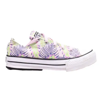 VANS Low Top Trainers Pink Canvas Girls UK 2.5