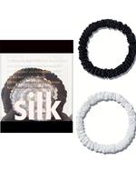 Solid Color Silk Hair Scrunchies, High Stretch Hair Ties, Hair Accessories for Women & Girls, Minimalist Headwear Suitable fo...