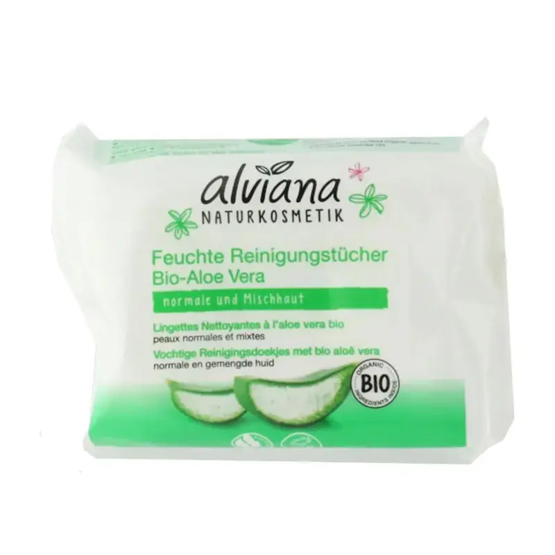 Alviana Organic Aloe Vera Cleansing Wipes x25u