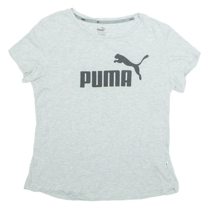 PUMA Womens T-Shirt Grey UK 14