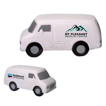 200 Customized Van Shape Stress Stress Ball - Polyurethane