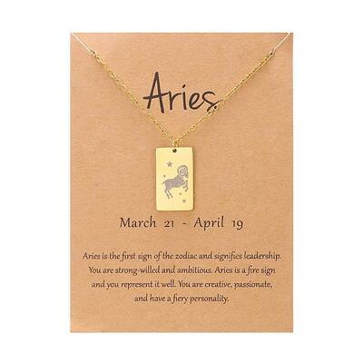 Twelve Constellations Pendants Necklaces