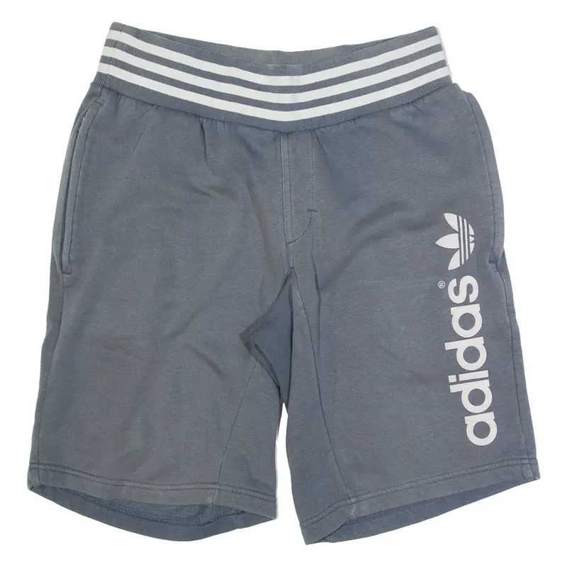 ADIDAS Mens Casual Shorts Grey Relaxed S W26