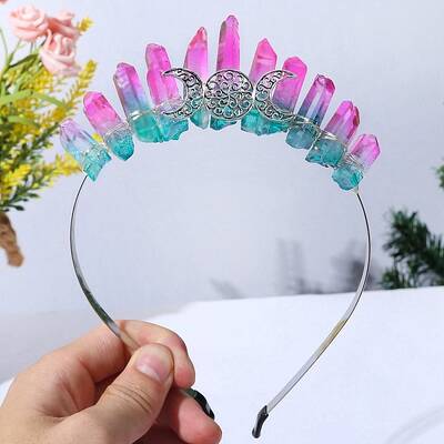 Raw Natural Quartz Hair Bands