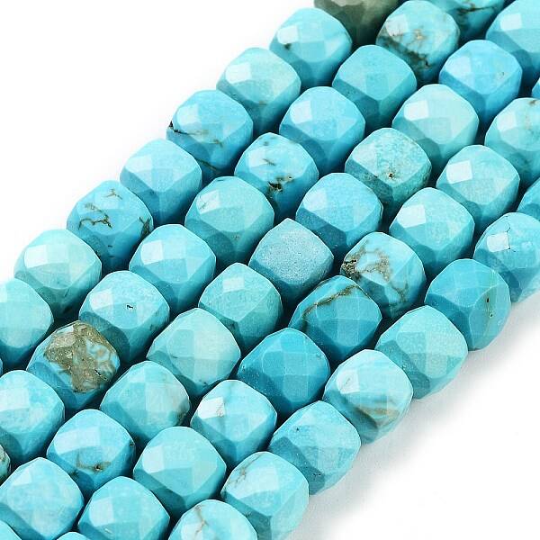 Dyed Natural Turquoise Beads Strands