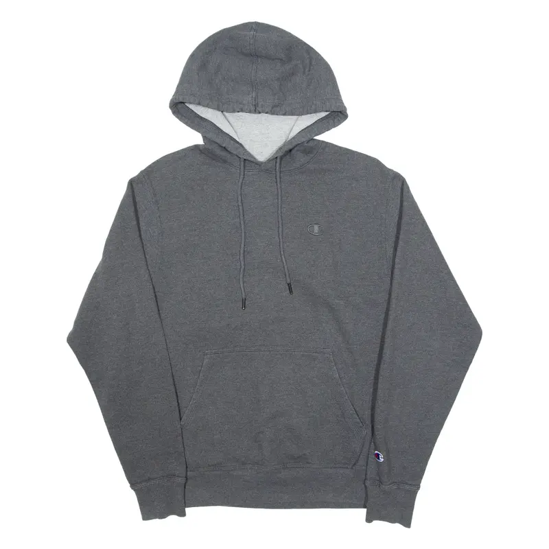 CHAMPION Mens Grey Hoodie S