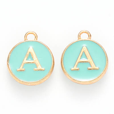 Golden Plated Alloy Enamel Charms