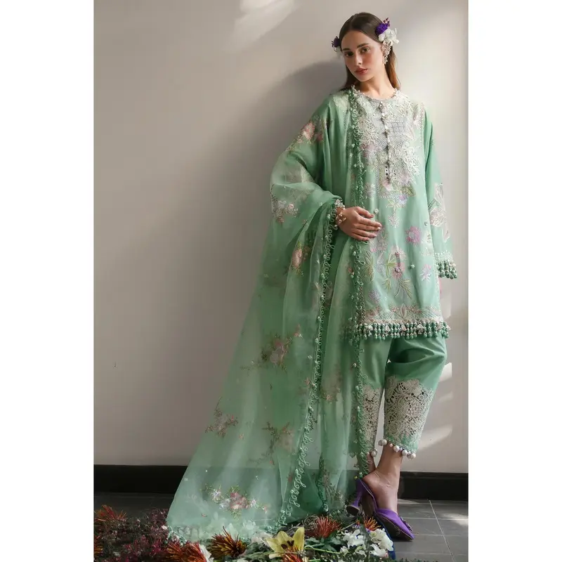 Sana Safinaz Stitched Luxury 3 Piece Suit LUX-008A-3CT J(89)