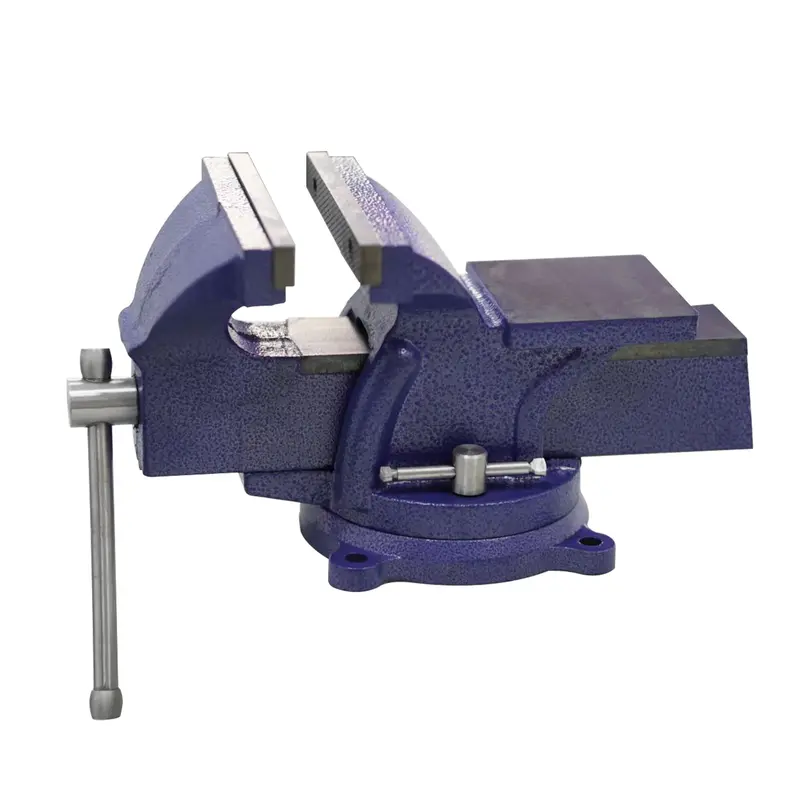 Garvee 6 Bench Vise 2-in-1 Multi-Jaw 360° Swivel Base Heavy Duty Iron Powder Coated Secure Clamp for Workshop Home Use