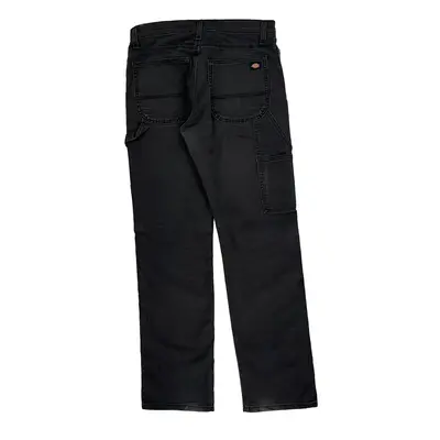 Flex Dickies Carpenter Trousers - 32? Waist Black Cotton Blend