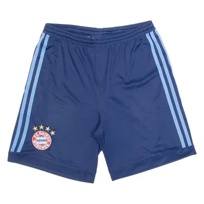 ADIDAS FC Bayern Munchen Boys Sports Shorts Blue Relaxed 13-14Y W26