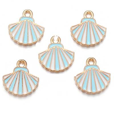 Sea Animal Alloy Enamel Pendants