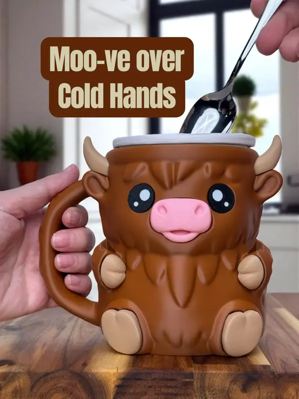 Pint Pals Highland Cow and other Ice Cream Pint Holders