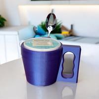 Pint Pals Ice Cream Pint Holder - Versatile Design for Indoor & Outdoor Use, Lightweight and Easy to use Drinkware