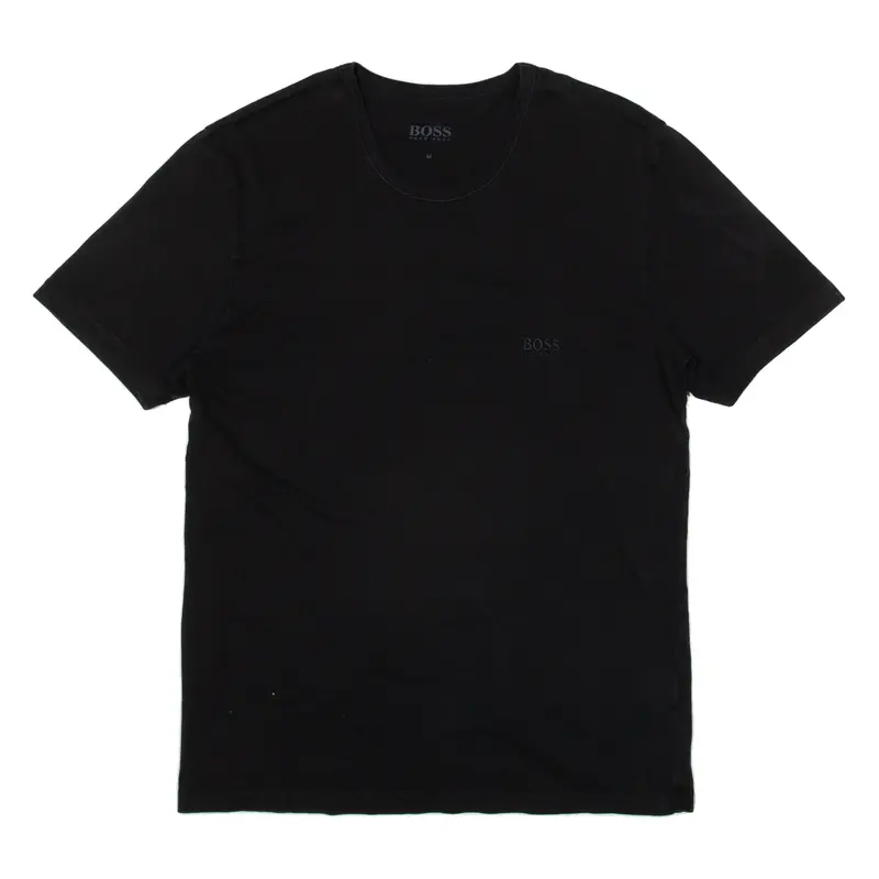 HUGO BOSS Mens T-Shirt Black USA M