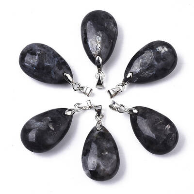 Natural Larvikite Pendants